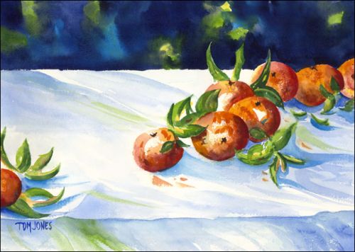 Tangerines Original painting